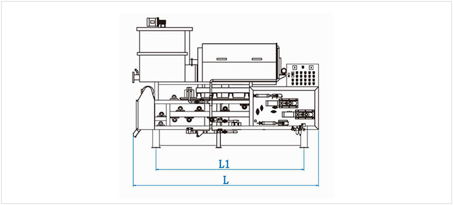 Tasmali filtrli press birlashtirilgan aylanma baraban qalinlashtiruvchi5